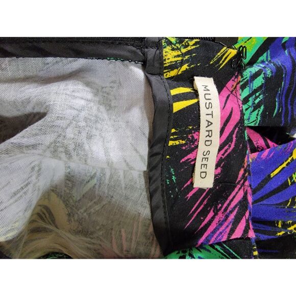 Mustard Seed Women's Colorful Neon Dress - Small - Picture 6 of 7